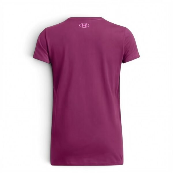 Under Armour Womens Project Rock Payoff Short Sleeve T-Shirt Purple Gemini / Vivid Magenta