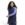 Women's Select Woven Basketball Jacket Night Indigo/Cobalt Blue