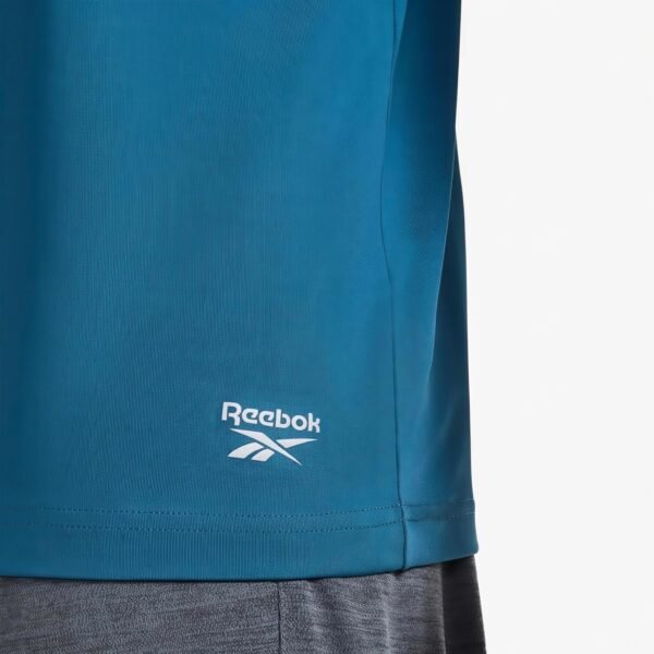 Reebok Men’s Sonic Bolt Raglan Crewneck T-Shirt Majolica Blue