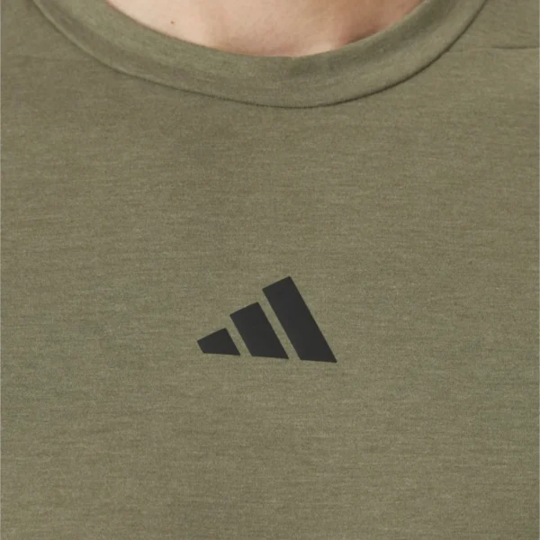Adidas men Designed for Training Workout Tee Olive Strata