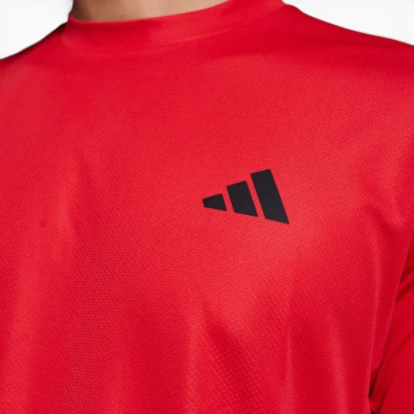 men Train Essentials Feelready Training Tee Pure Ruby / Black