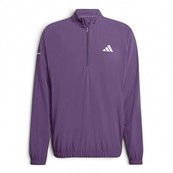 Men's Train Essentials Woven Full-Zip Hooded Track Top Aurora Plum