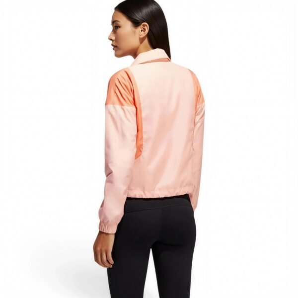 Women's 3-Stripes Athletic Lightweight Satin Jacket Glow Pink