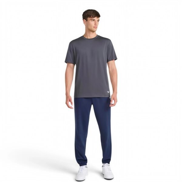 Reebok Men’s Sonic Bolt Short Sleeve Crewneck T-Shirt Ebony