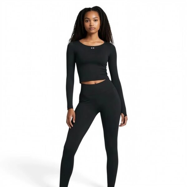 Under Armour Women's Vanish Seamless Long Sleeve T-Shirt Black / White