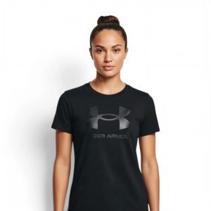Screenshot_20260826_190746_com_photoroom_app_MainActivity_edit_35883221309539 Under Armour Womens Live Sportstyle Graphic Short Sleeve Crew Neck T-Shirt Black / Black