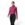 Reebok Womens Plus Logo 1/2 Zip Top Pink