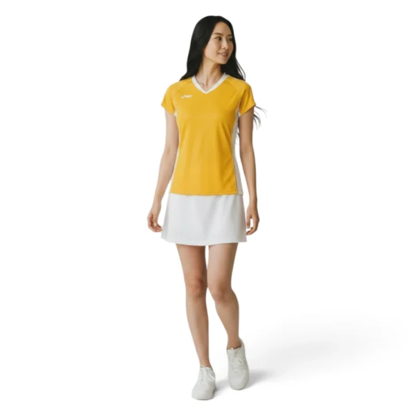 ASICS Women's Replay Athletic Jersey Gold