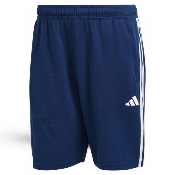 Adidas men Train Essentials Piqué 3-Stripes Training Shorts Dark Blue/White