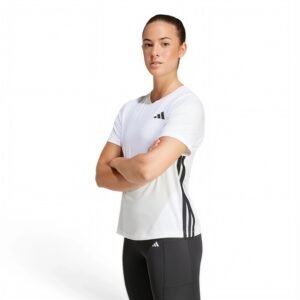 Screenshot_20260830_093254_com_ebay_mobile_ViewItemActivity_edit_206870795044885 adidas women Train Essentials 3-Stripes Workout Tee White/Black