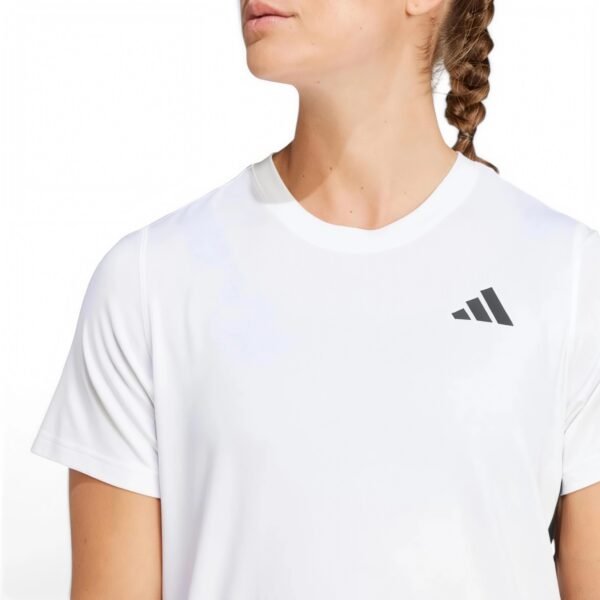 adidas women Train Essentials 3-Stripes Workout Tee White/Black