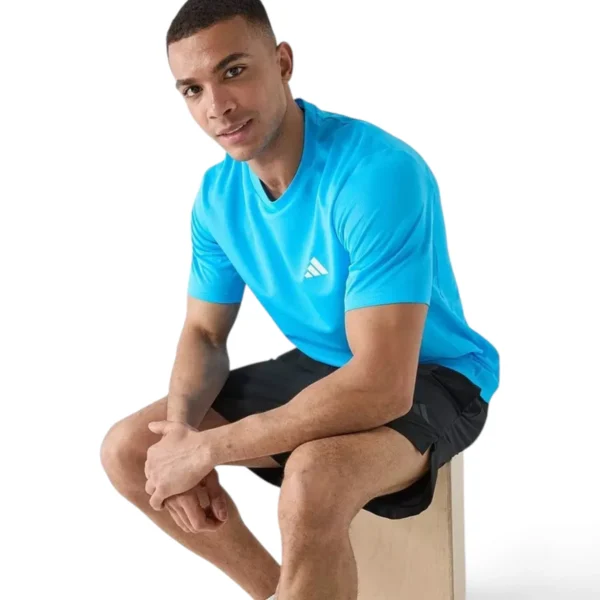 Men WORKOUT ESSENTIALS FEELREADY T-SHIRT Ray Blue