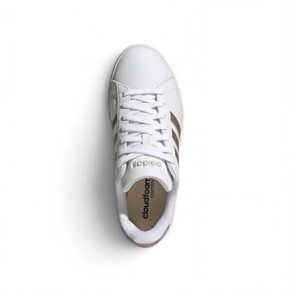 Adidas Grand Court 2.0 Shoes Cloud White / Platinum Metallic / Platin