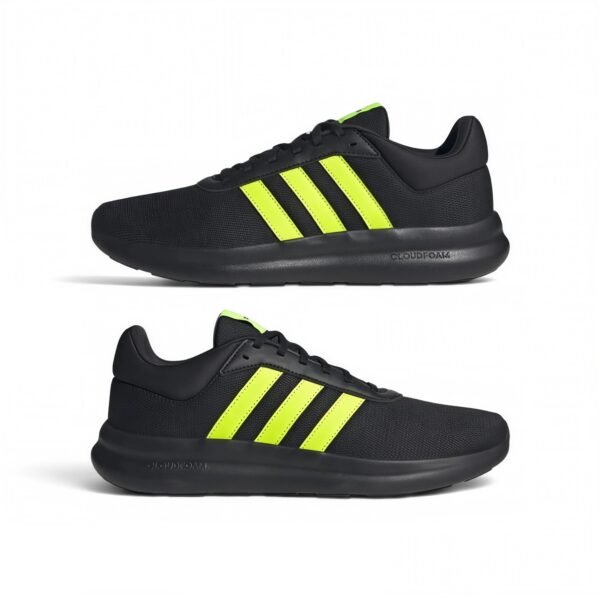 Adidas Lite Racer 4.0 Shoes Core Black/Lucid Lemon/Lucid Lemon