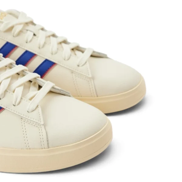 Adidas grand court 2.0 white, off white, lucid blue tennis