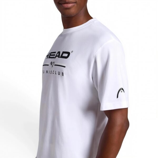Head Men’s Graphic lettered Crewneck T-Shirt Stark White
