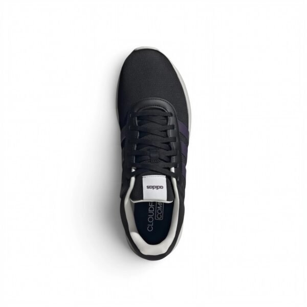 Adidas Lite Racer 4.0 Shoes Black / Core Black/Aurora Plum/Grey One