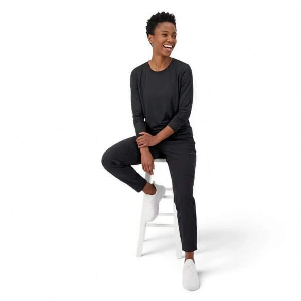 Hanes Sport Cool DRI Women's Performance Long Sleeve T-Shirt Black