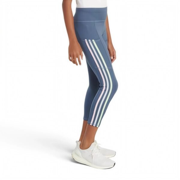 adidas AEROREADY 3-Stripes Cellphone Pocket Leggings Blue