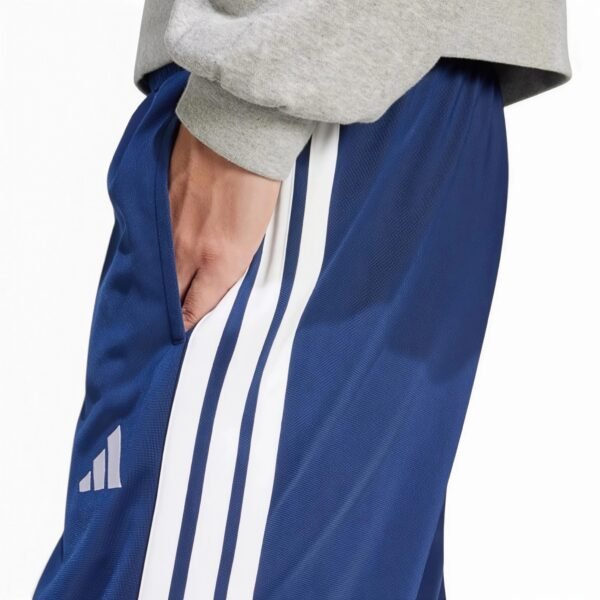 adidas men 3-Stripes Tricot Regular Tapered Track Pants Dark Blue
