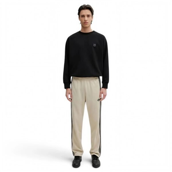 adidas men LOOSE MESH TRACKPANTS Stone Khaki