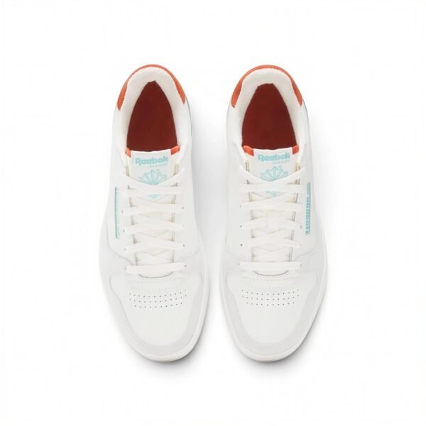 Reebok Phase court sneaker Chalk Hoop Red/AI Aqua