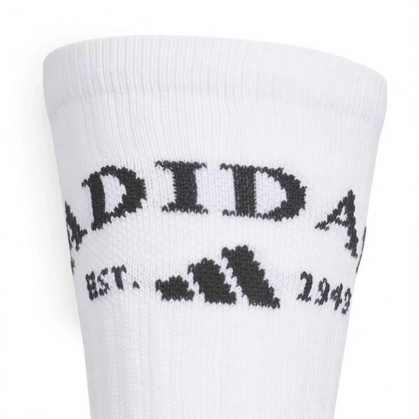 Men's Cushioned Crew Socks (3 Pairs) Durable & Comfortable, White/Black/Foundation