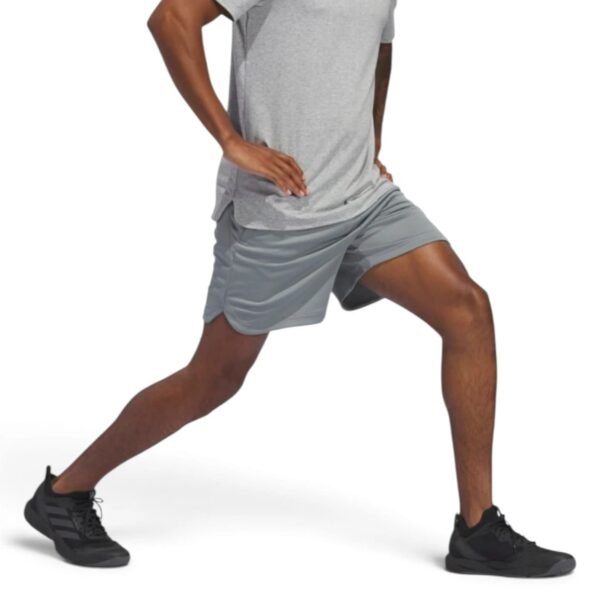 men Axis Knit Training Shorts Grey Three