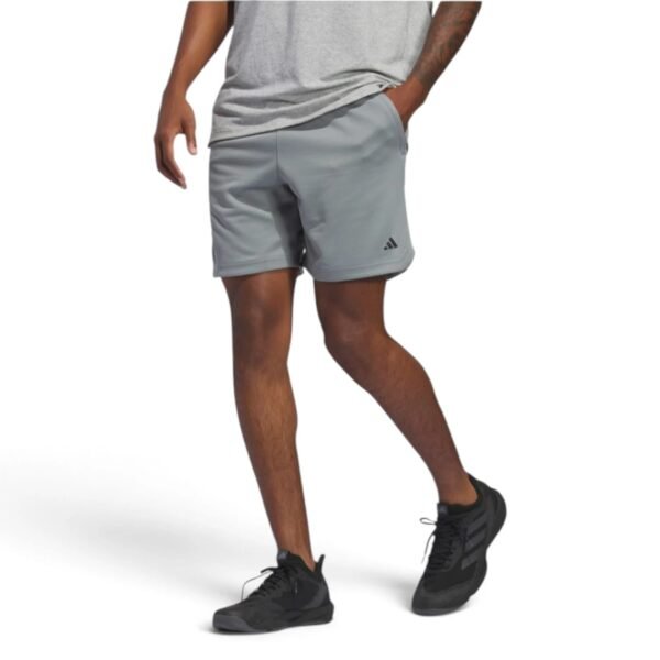 men Axis Knit Training Shorts Grey Three