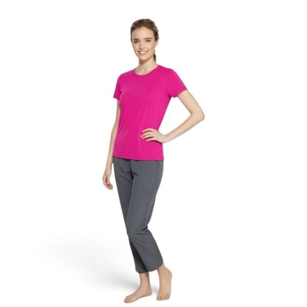 Champion Women's Double Dry TEE, Pinksicle Heather