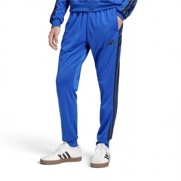 Adidas men 3-Stripes Tricot Regular Tapered Track Pants Royal Blue