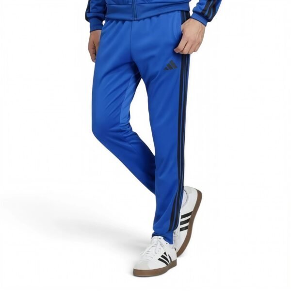 Adidas men 3-Stripes Tricot Regular Tapered Track Pants Royal Blue