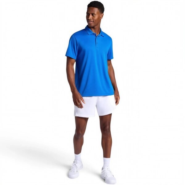 Men’s Skill Jacquard Polo Supreme Blue Heather