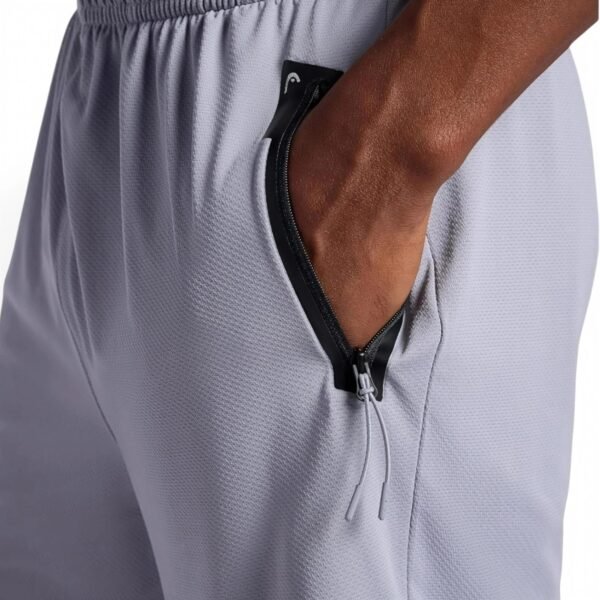 Head Men's Retake Training Short, Standard Fit, 7” Inseam, Stretch Lightweight Material - Sleet