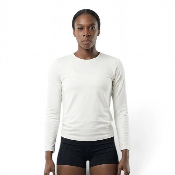 Hanes Sport Cool DRI Women's Performance Long Sleeve T-Shirt White